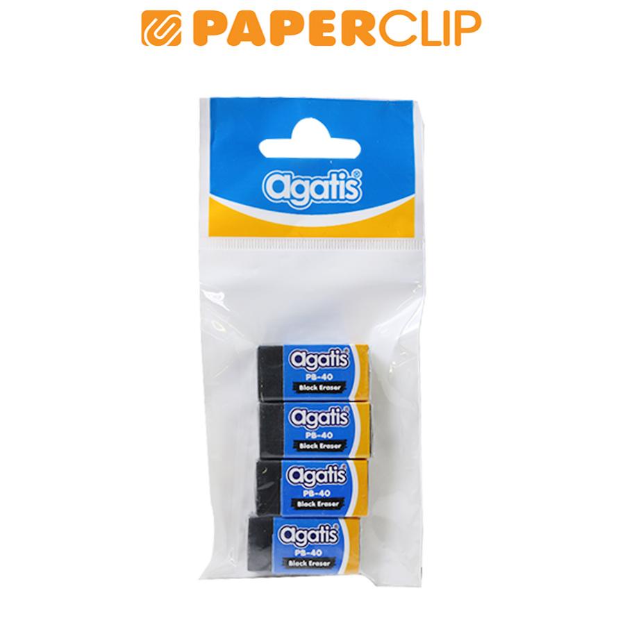 

PENGHAPUS / ERASER AGATIS ECO BLACK ISI 4