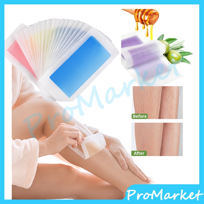 10pcs Kertas Waxing / Kain Waxing / Strip Wax / Hair Removal Strip / Waxing Strip / Paper Wax / Penc