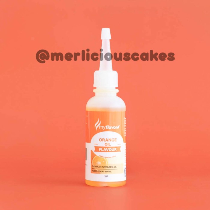 

My Flavor Orange Chocolate Oil Flavour Perasa Perisa Coklat 50 Gr
