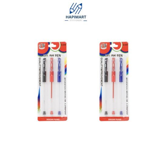 

Gel Tinta Pena 0.5 Mm Gel Pena Hitam Merah Biru Kantor Alat Tulis Pena Pulpen Peralatan Menulis