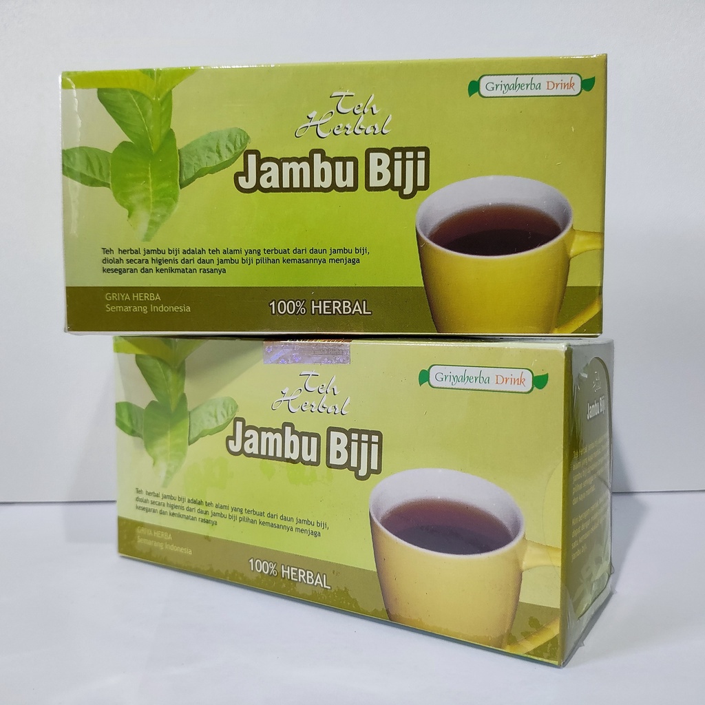 

Teh Herbal Jambu biji Griya Herba untuk daya tahan tubuh alami dan radang dan stop diare original aman alami