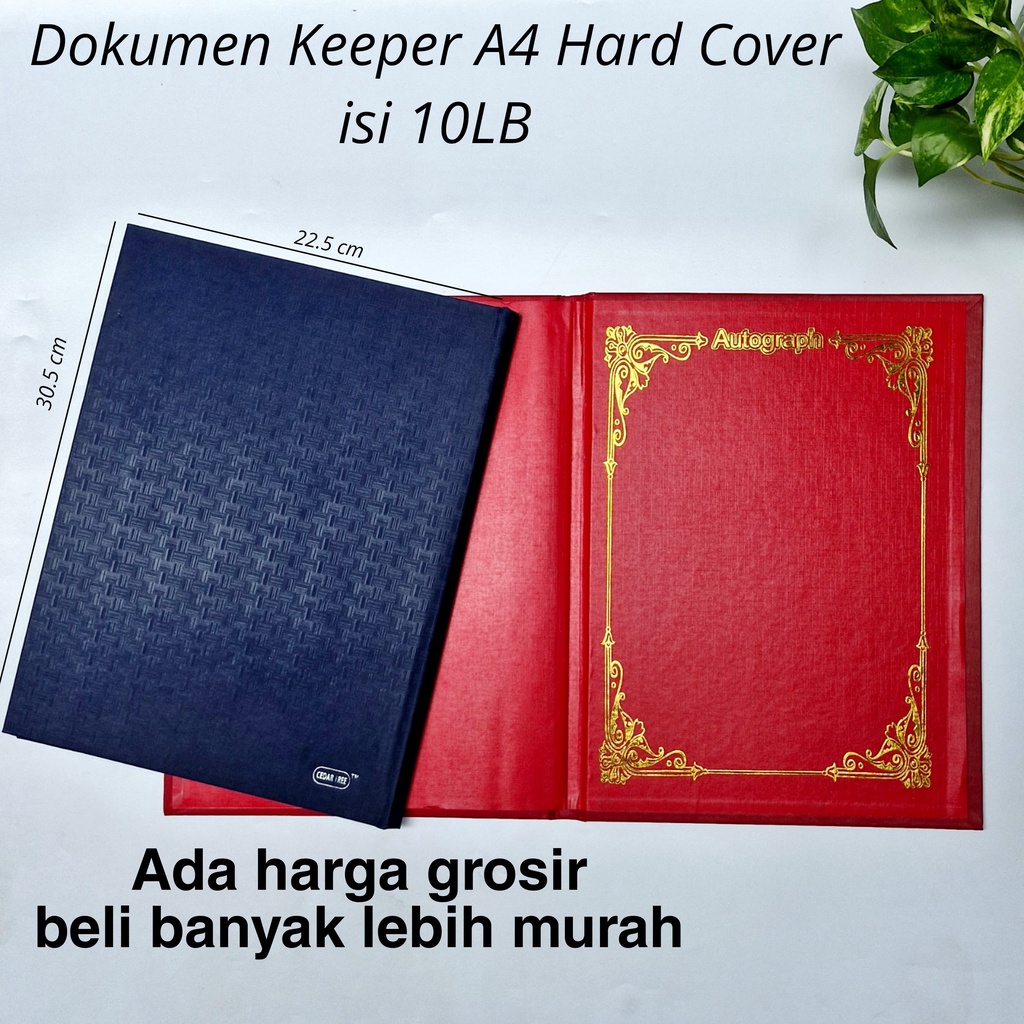 

SOS Dokumen Keeper A4 Hard Cover Isi 10 LB/CLear Holder/File Folder