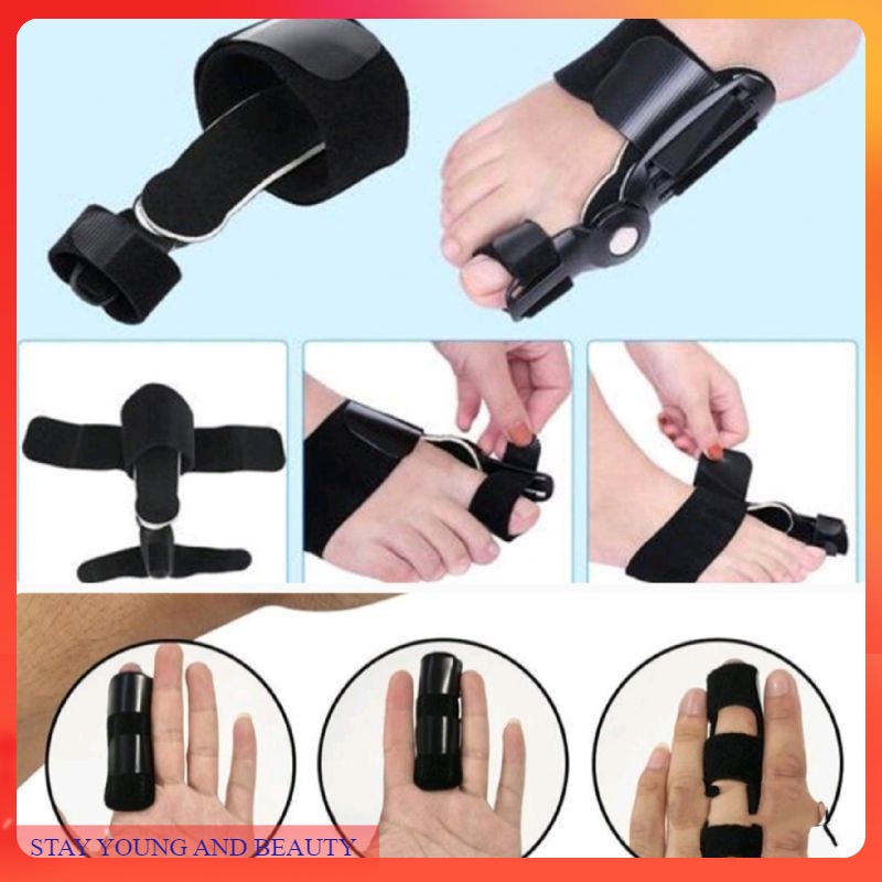 penyangga jari 1pcs Korektor jempol jari kaki pelurus jari tangan operasi cedera finger corrector bu