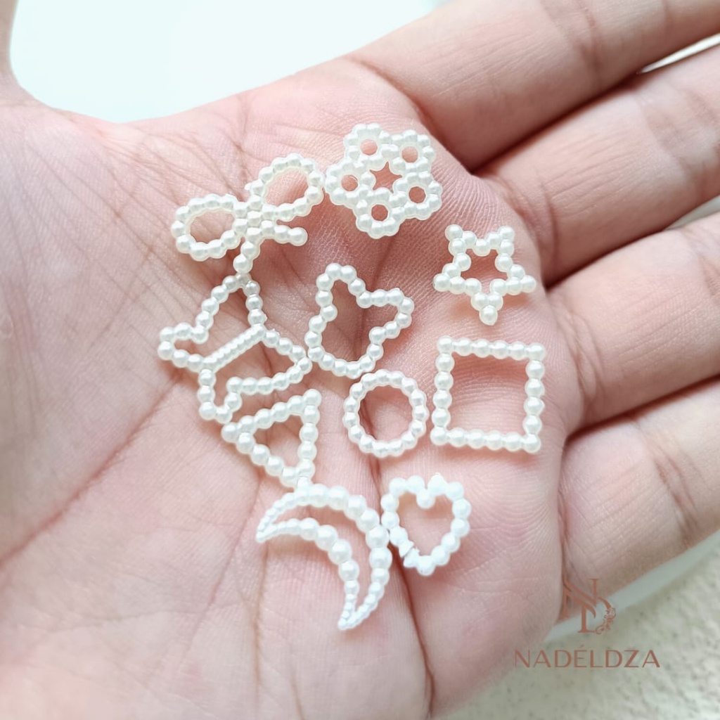 Manik Mote Aplikasi Mutiara Bentuk (10gr)