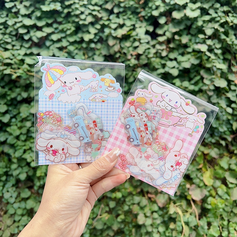 

(Nova) (26 PCS) STICKER DIY SANRIO METALIK / STIKER DIY AESTHETIC MWTALIK CINNAMOROOLL/KUROMI/ MELODY