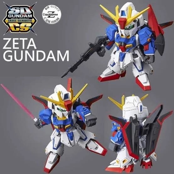 Bandai SD Cross Shilhouette SDCS Zeta Gundam