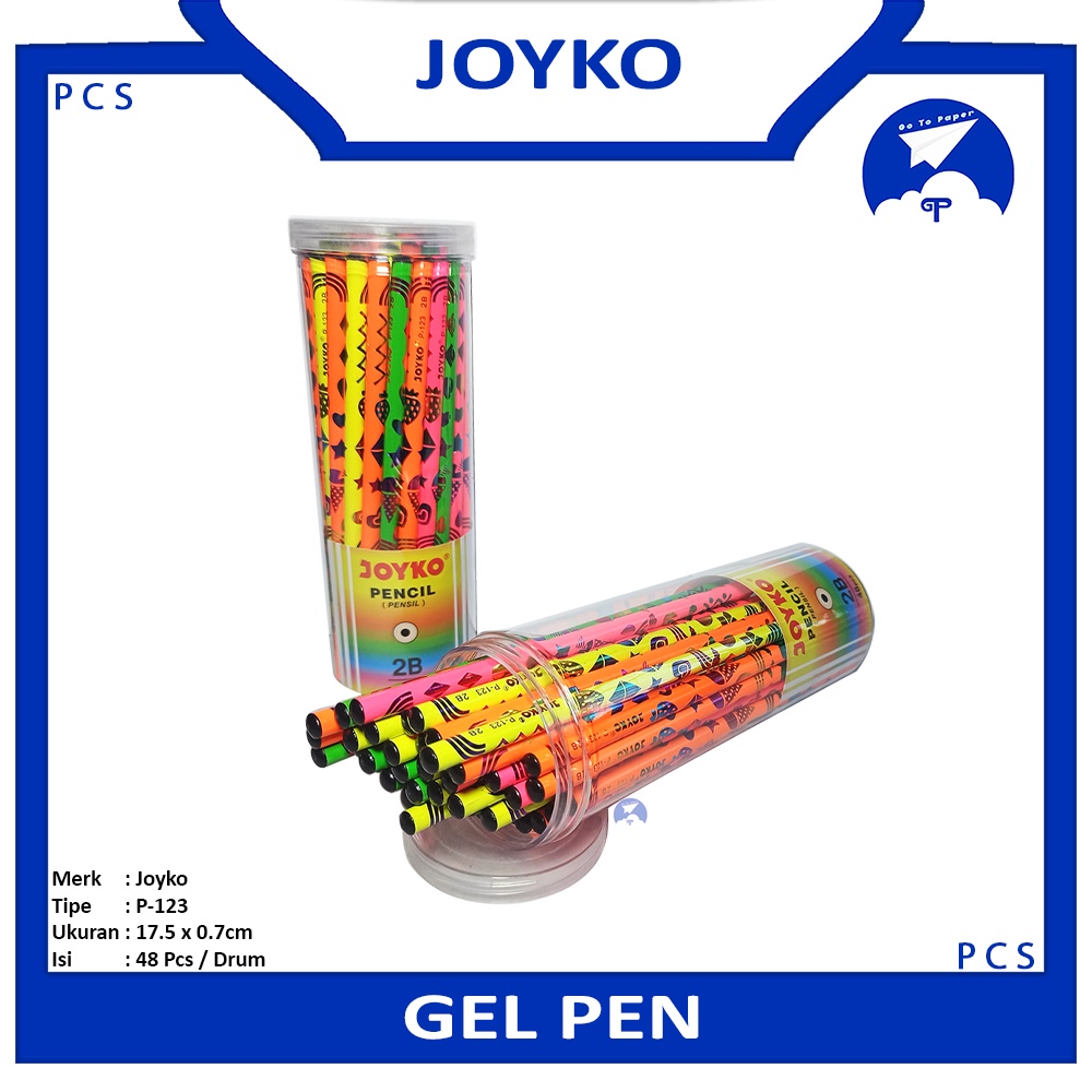 

Joyko - Pensil 2B P-123 Pensil Ujian Motif Lucu - Pcs
