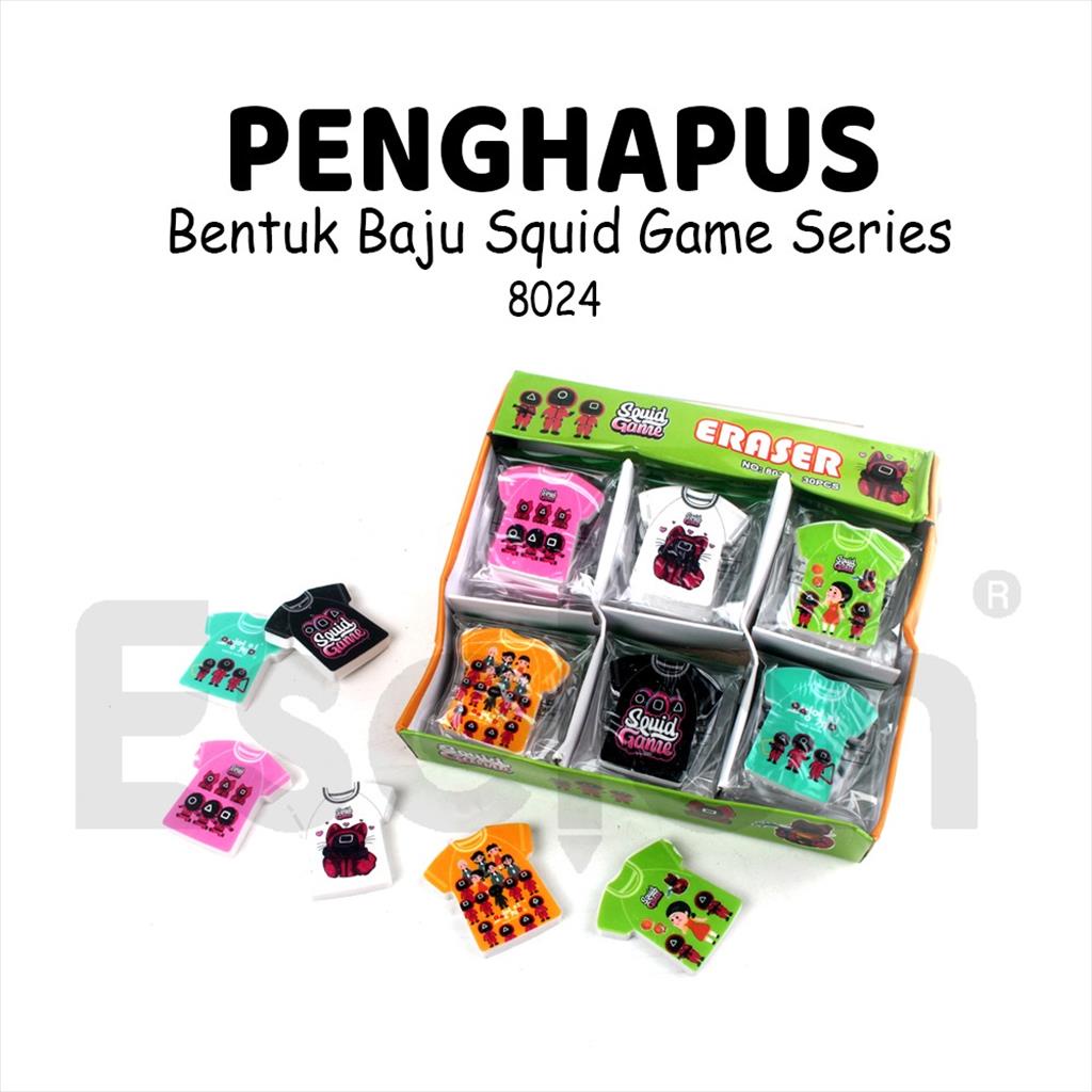 

[ES.JKT]1buah Penghapus Baju 8023 SQUID GAME / 1pcs Penghapus Fancy