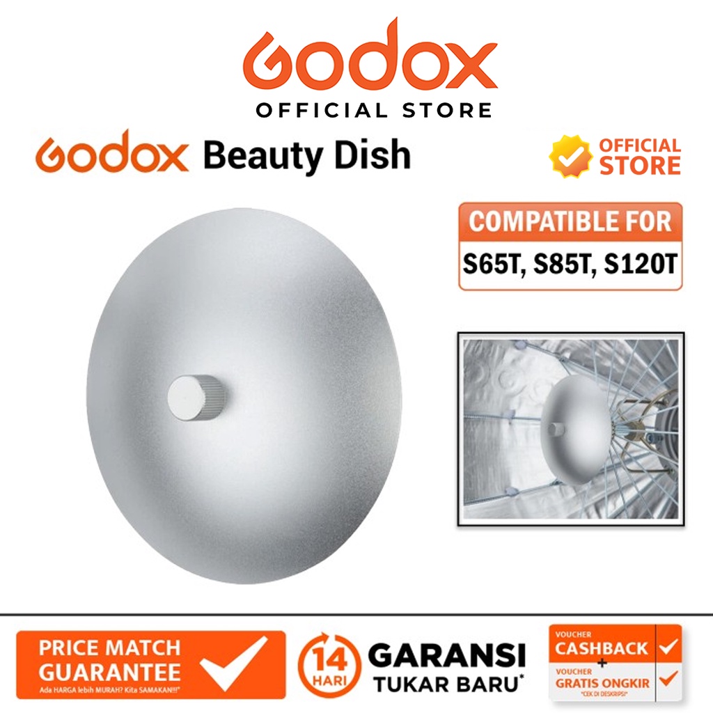 Godox Beauty Dish Plate for S65T, S85T, S120T Softboxes BeautyDish