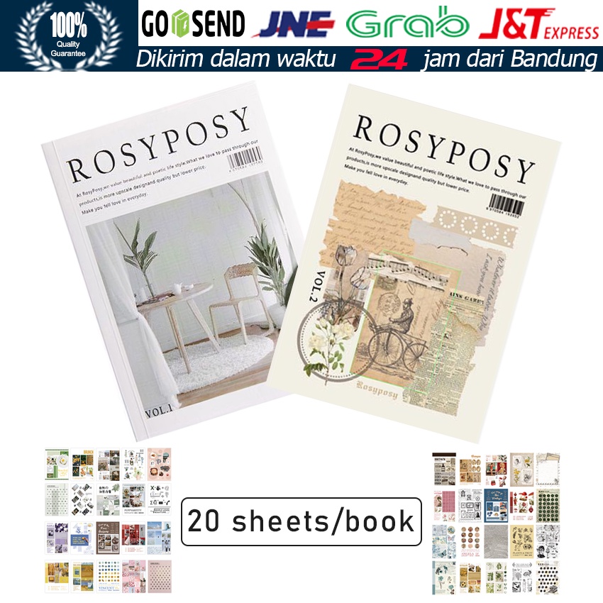 

My Magazine - ROSYPOSY - notebook stiker dekorasi planner journal - stickers korea lucu [thehanscorner]