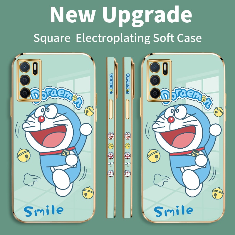 Case hp Plating Lens Softcase For Oppo A16 A17 A18 A15 A15s A12 A12s Casing  For Oppo A12e A16s A16e