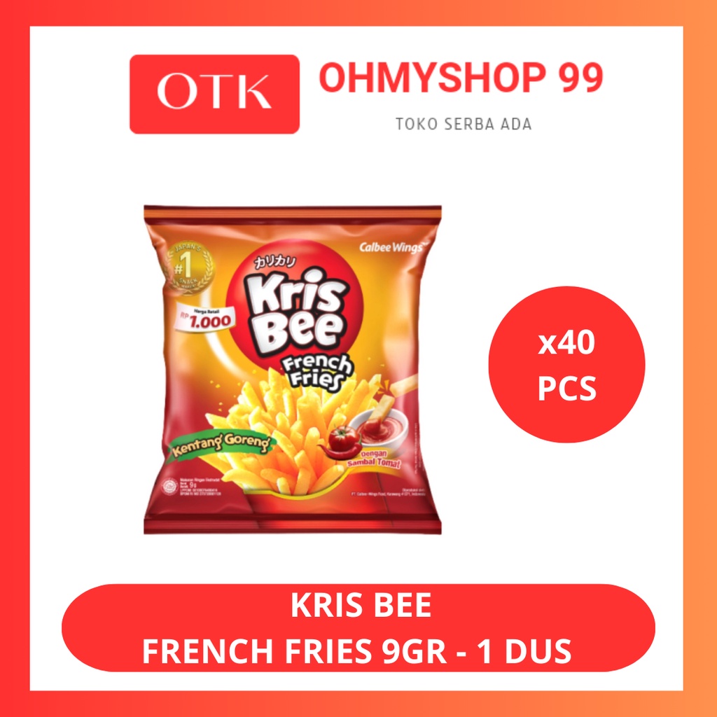 

KrisBee Fries Kentang Goreng 9gr - 1 Dus