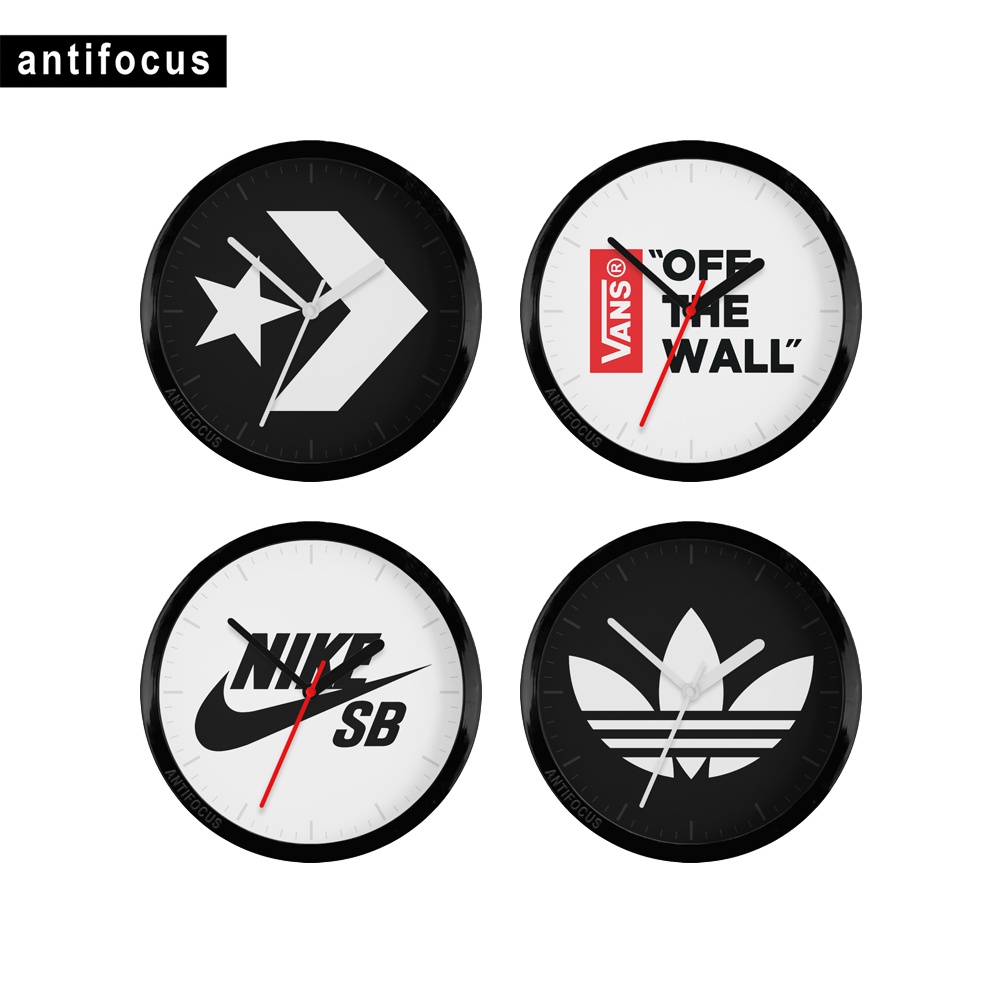 Jam Dinding Vans Off The Wall Nike New Balance NB Adidas Converse Puma Yezzy Air Jordan DC DGK Sepat