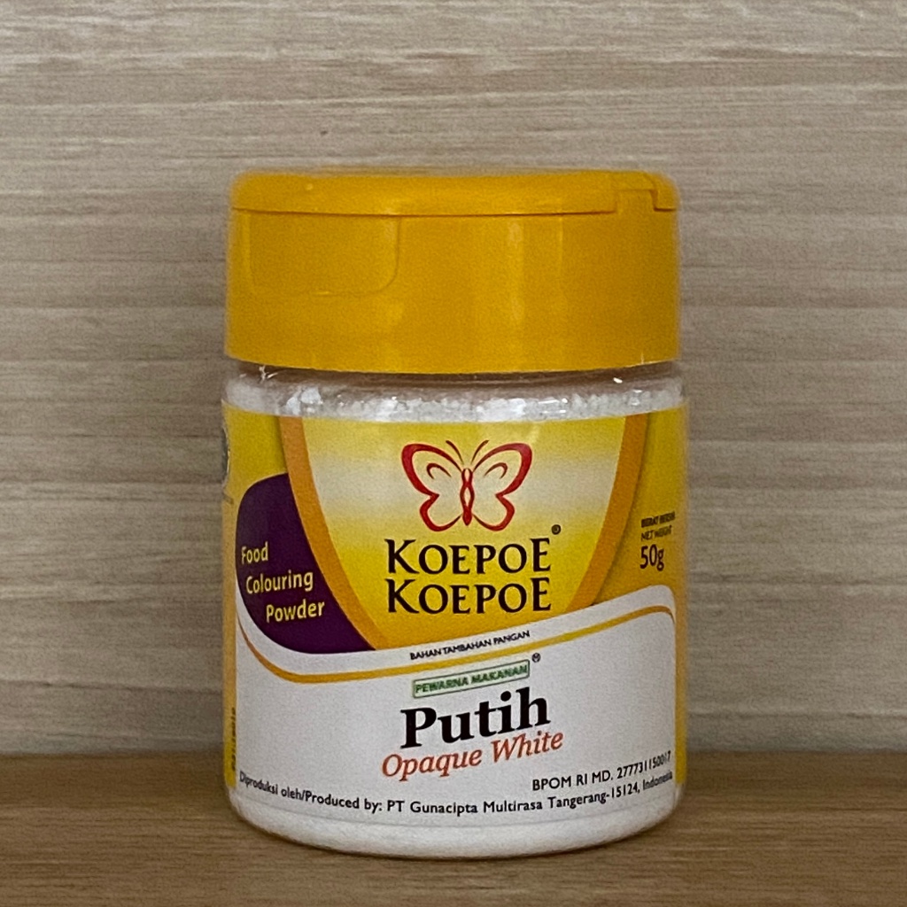 

KOEPOE KOEPOE PEWARNA MAKANAN PUTIH/UNTUK BAKPAO 50GR