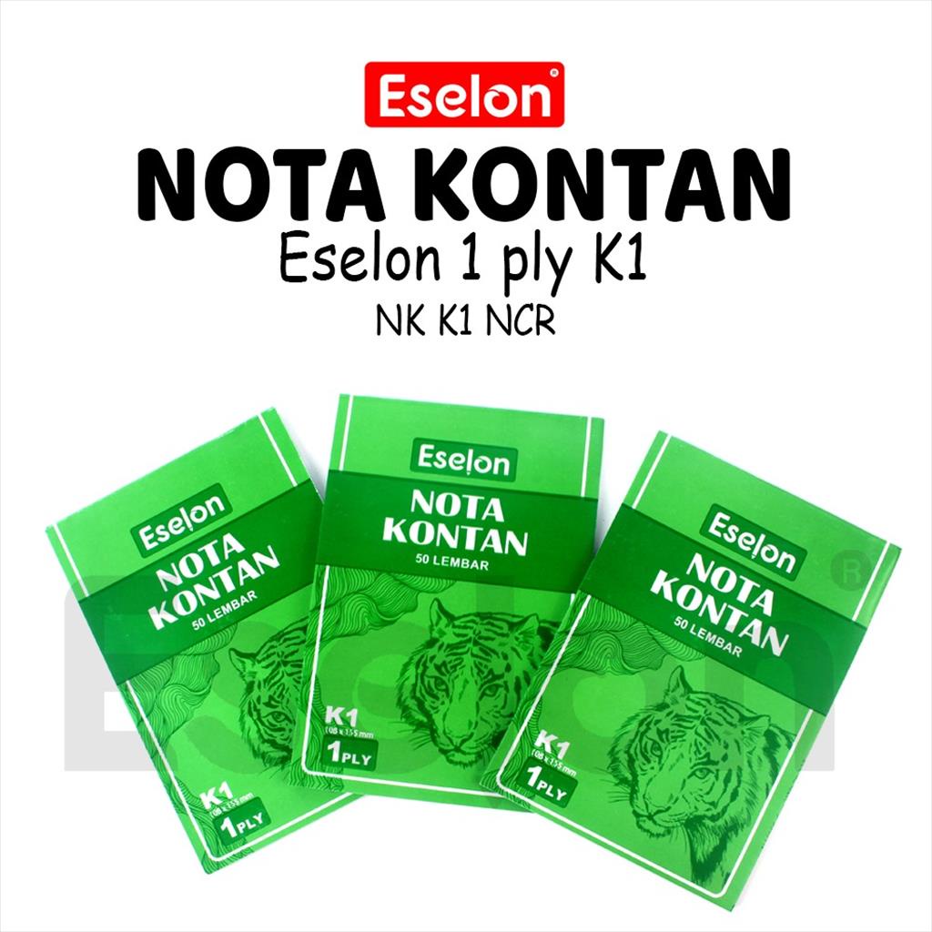 

1buah Buku Nota Kontan K1 ESELON / Nota ESELON K1-KECIL