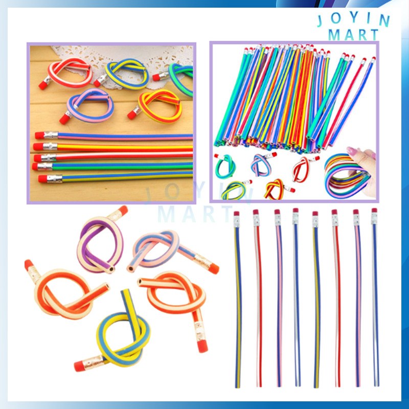 

Pensil Lentur Fleksibel Pensil Gulung Flexibel / Anak Pencil Karet Dapat Digulun