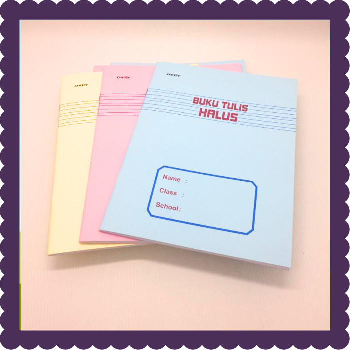 

Okey Buku Garis Halus 38 Lembar