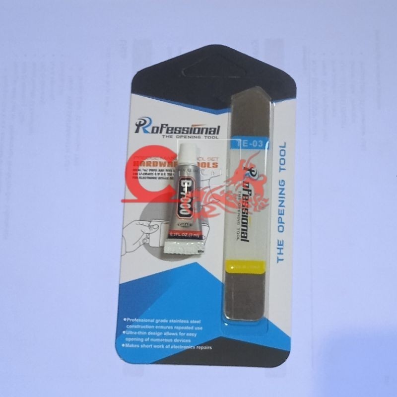 alat bongkar Lcd + lem B7000 3ml alat bongkar lcd + lem B7000 3Ml alat servis hp