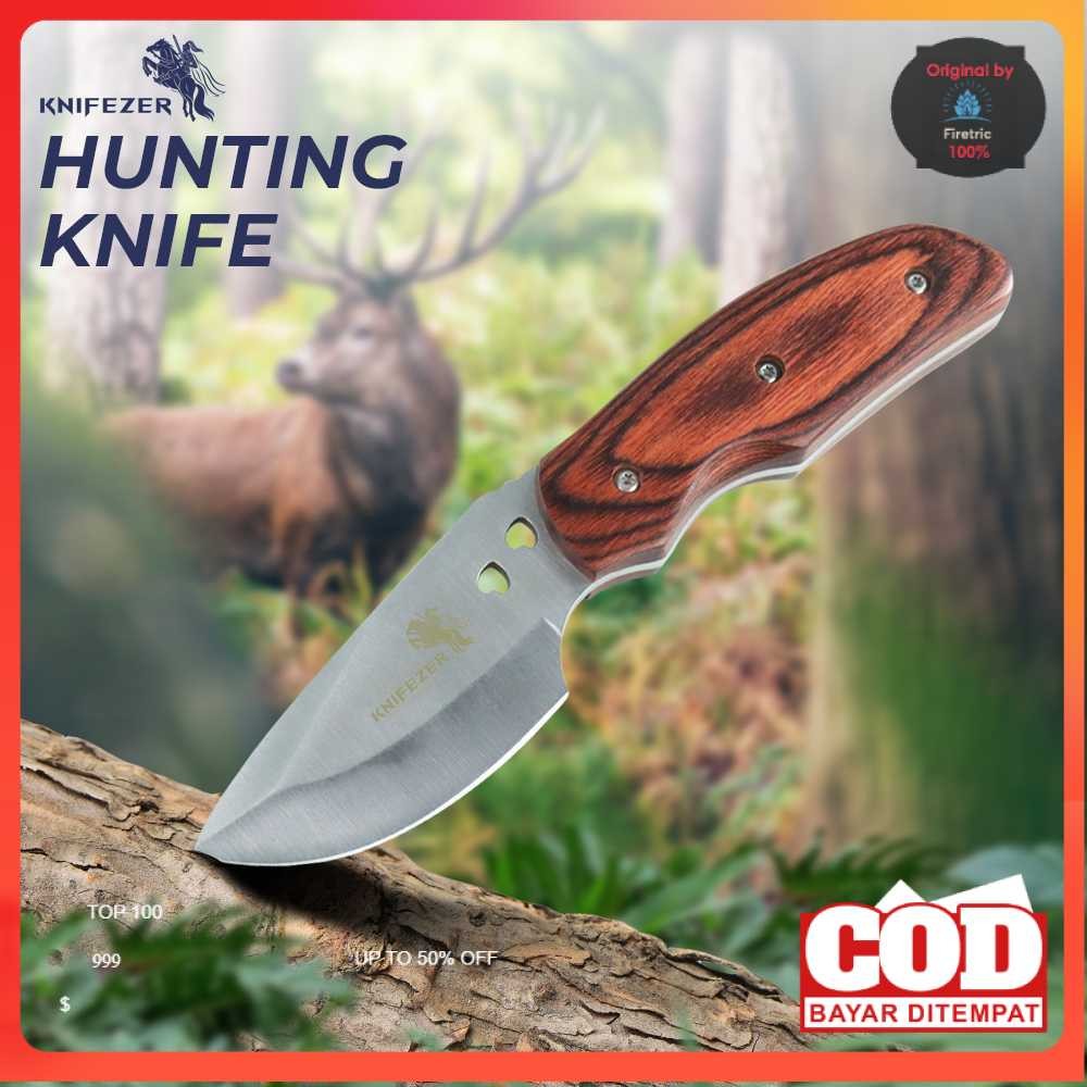 Pisau Berburu Hunting Knife Survival Tool