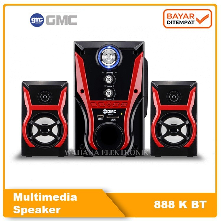 SPEAKER AKTIF BLUETOOTH GMC 888KL BT MULTIMEDIA 888 K 888 L
