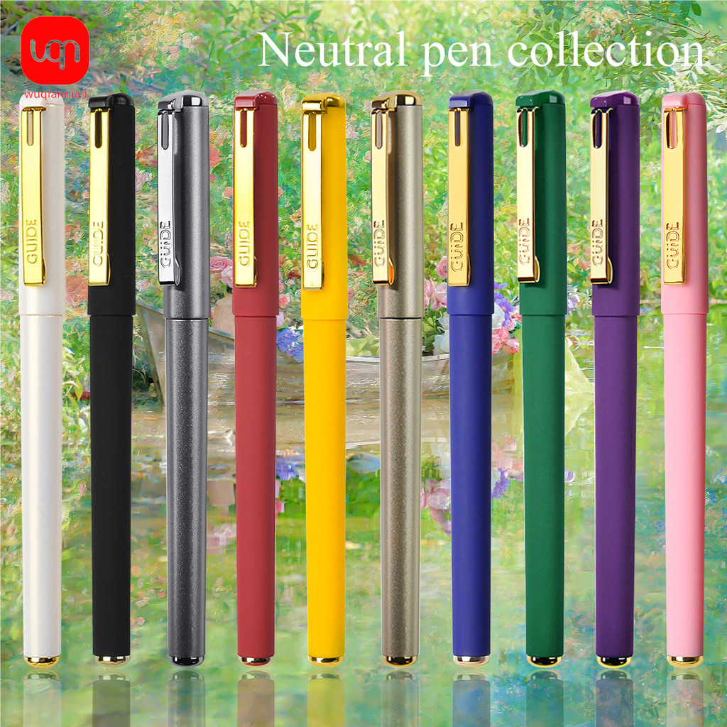 

Ballpoint pen 2pcs Multi-color Neutral Pen Metal Pen With Liquid Ink Ballpoint Pen 0.7mm Fine Tip Ball Pen Writing And Drawing