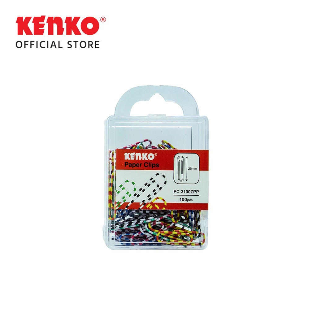 

KENKO PAPER CLIP COLOR PC-3100ZPP ZEBRA / 5 BOX