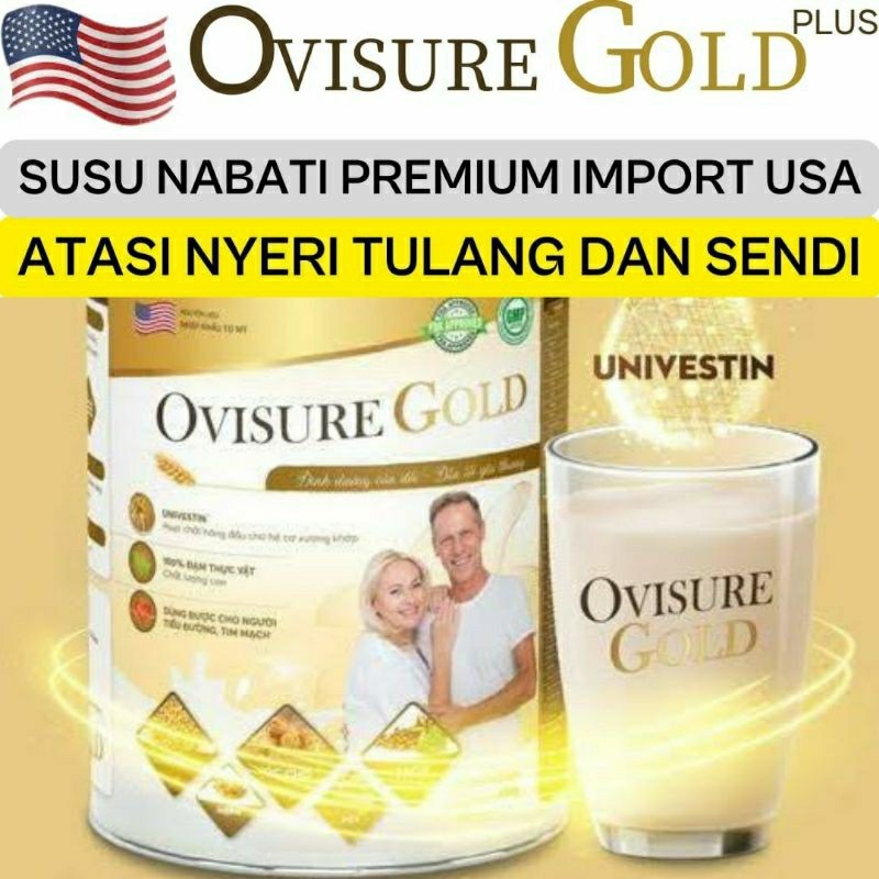 

OVISURE GOLD Susu Nabati Premium Atasi Nyeri Tulang dan Sendi Terlaris di Indonesia Resmi Bpom