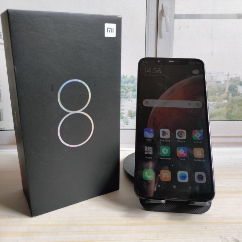 Xiaomi mi 8 6/256 second original murah