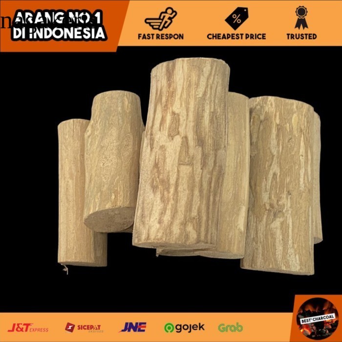 

SJR23) Kayu Bakar Kopi Wood Chunks Premium Ekspor A+ laris