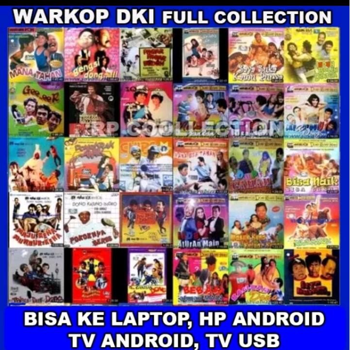 USB (Spesial WARKOP DKI) Flashdisk Full Film Warkop DKI Yg Lucu2 (bisa Request nambah fil Lain) Bonu