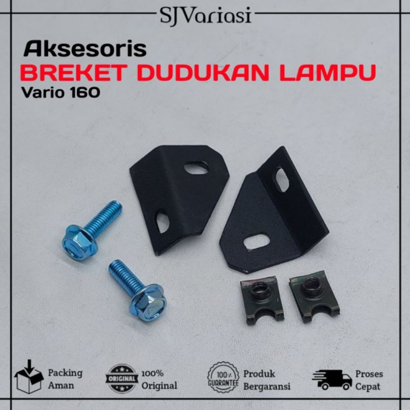 COD Breket Foglamp Vario 160 | Breket Dudukan Lampu Tembak D2 Laser Vario 160