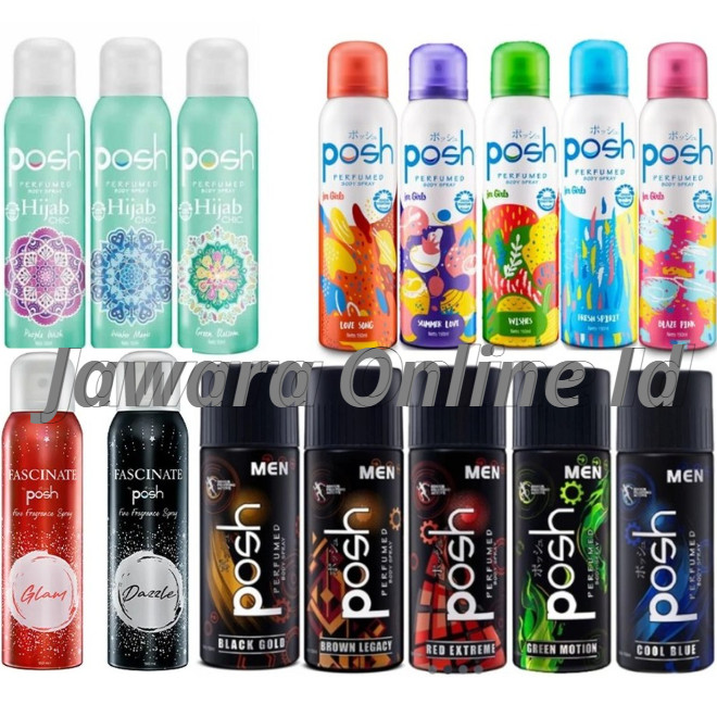 Posh Parfume Body Spray 150ml Parfume Posh Cewe Cowo