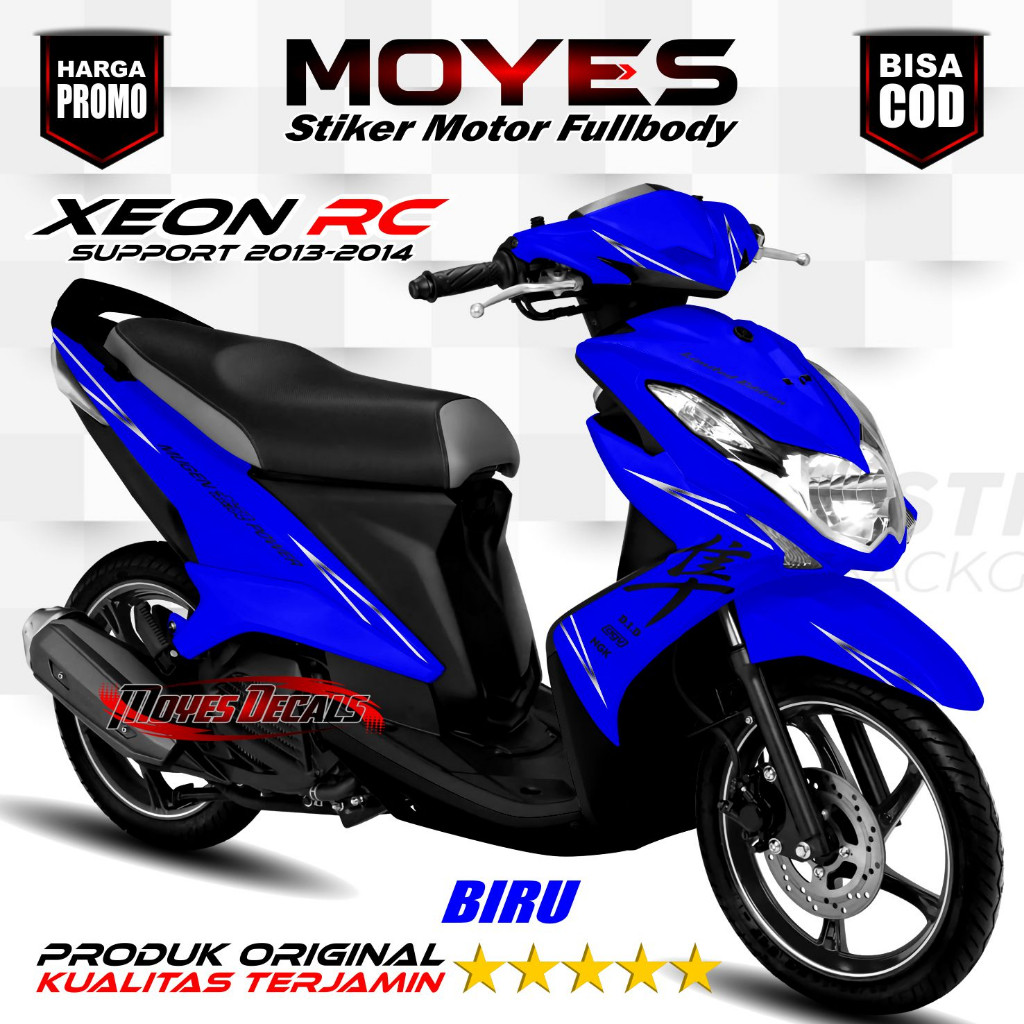 Decal Xeon Rc Karbu Full Body Stiker Xeon Rc Karbu Full Body Striping Xeon Karbu Design Polos