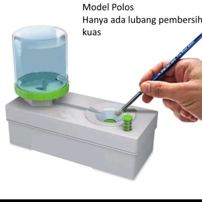 

PROMO_ [Bongkar Gudang] brush rinser paint cleaner,pembersih kuas lukis,pembersih kuas cat - model 1 hijau