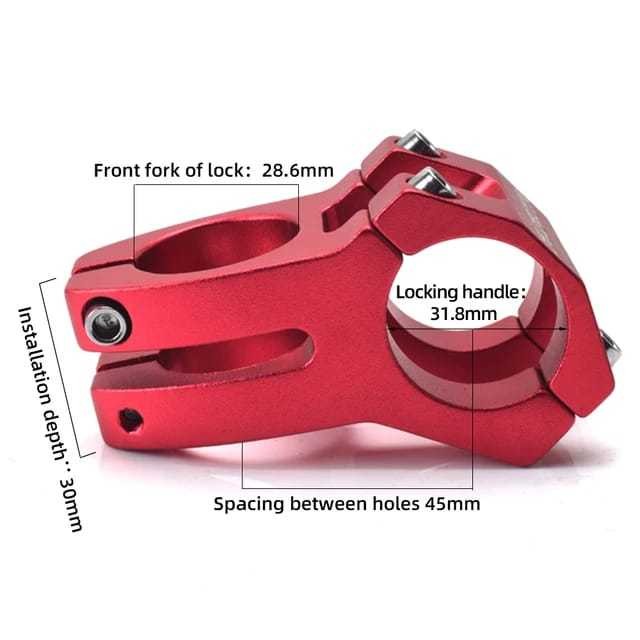 FMFXTR Stem Stang Sepeda Oversize OS Alloy Diameter 31.8mm Panjang 45mm Untuk MTB Roadbike Downhill 