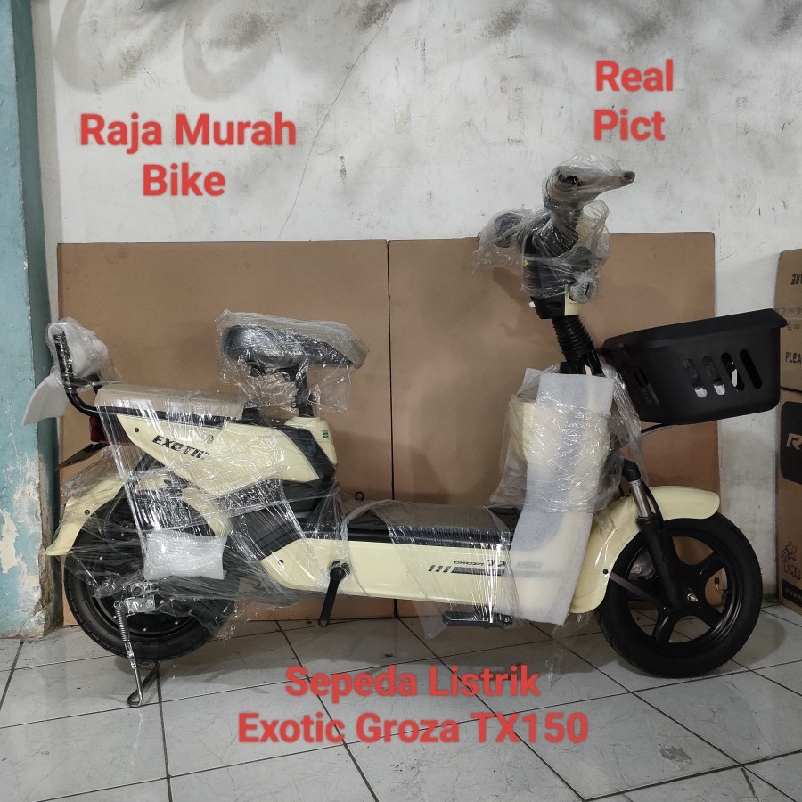 Sepeda Listrik Exotic Groza TX150 Terbaru Garansi Resmi Sepeda Listrik E Bike Exotic Groza TX150 Sep