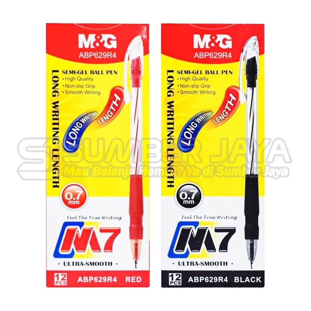 

Pen Semi Gel Ballpoint M7 Pena 0.7mm Pena Gel M&G ABP629R4