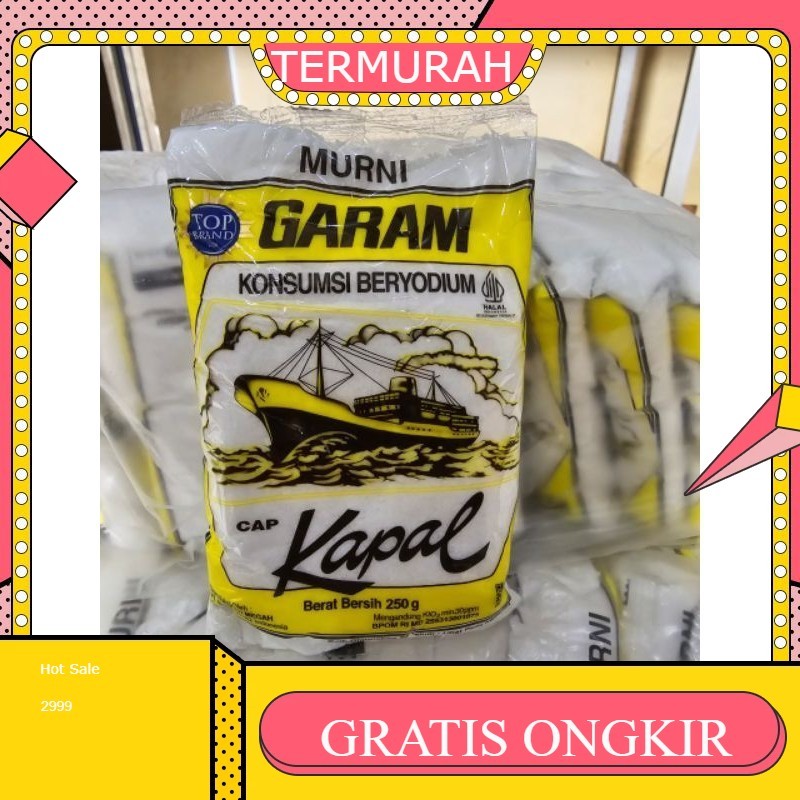 

Garam Kapal 250 gram