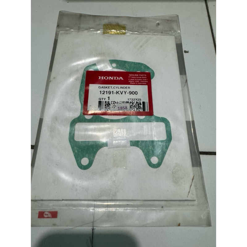 Paking kertas bureng blok silinder bawah beat karbu ORIGINAL AHM