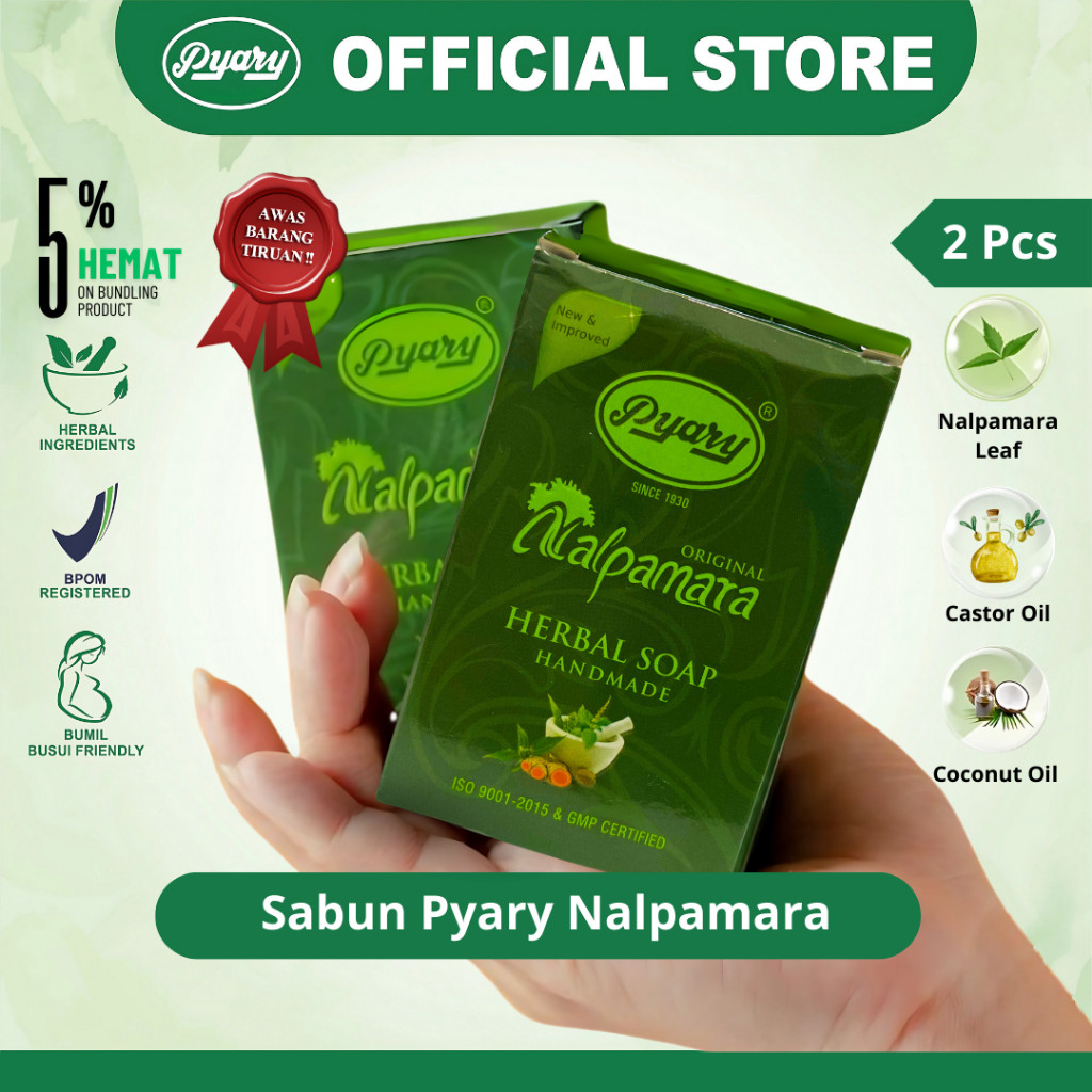 [Paket Hemat 2 PCS] NALPAMARA Sabun Pyary Nalpamara BPOM Distributor Resmi PyaryID
