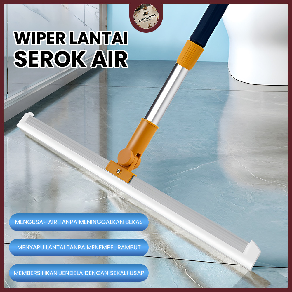 KK Wiper Lantai Alat Pel Serok Air Hujan Kamar Mandi Pendorong Air