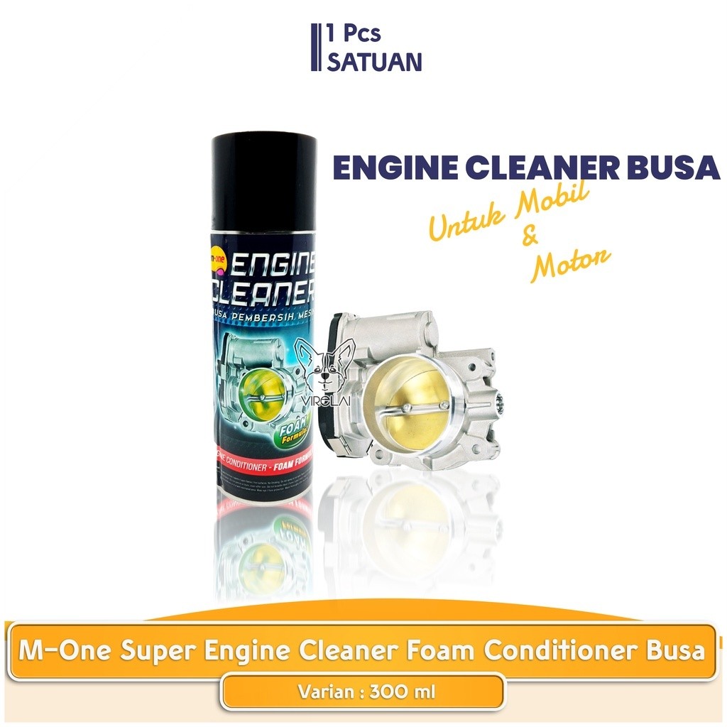 [300 ml] Super Engine Busa / Throttle Body / Foam Conditioner Cleaner Mobil & Motor [M-One]