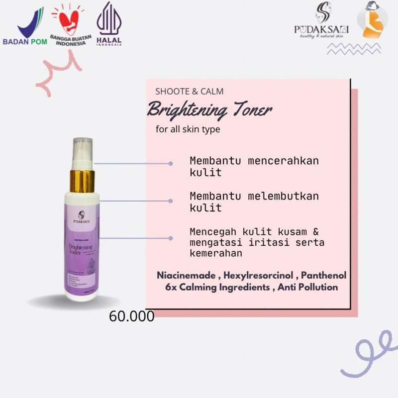 TONER BRIGHTENING PUDAK SARI