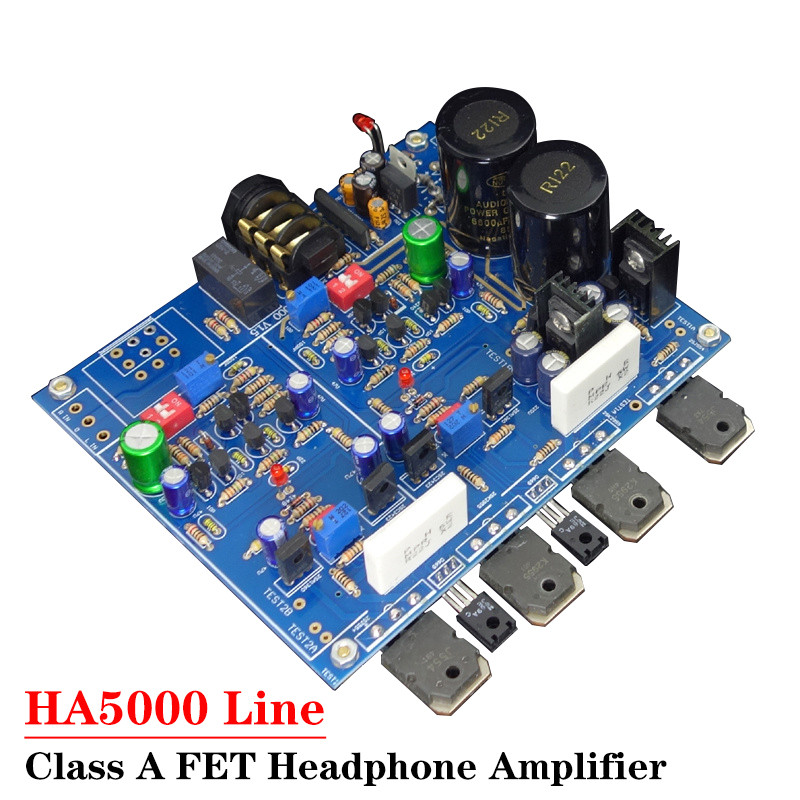 Refer To HA5000 Line Headphone Amplifier Board Kit Diy FET K2955, J554 Class A Headphone Amplifier A
