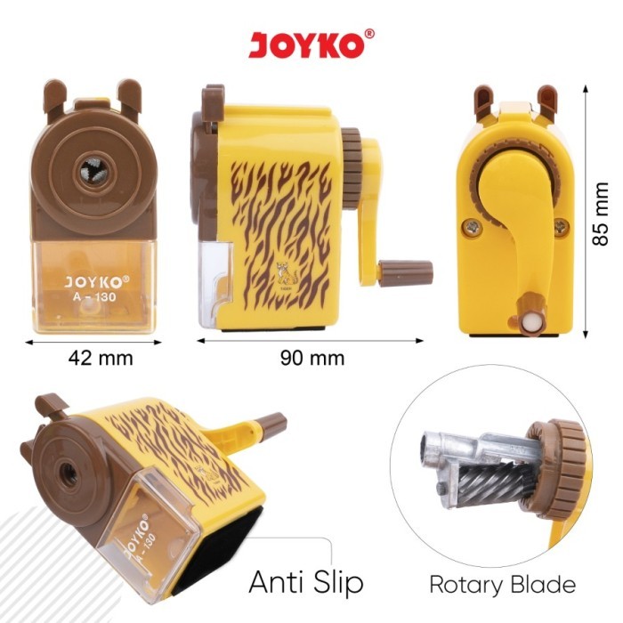 

Rautan Meja / Serutan Putar Sharpener Joyko A-130 Savana - Satuan