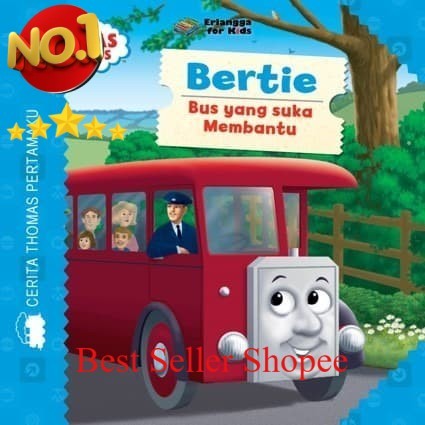 Thomas and Friends Buku Cerita Thomas Pertamaku Erlangga For Kids Toy FAZ Store