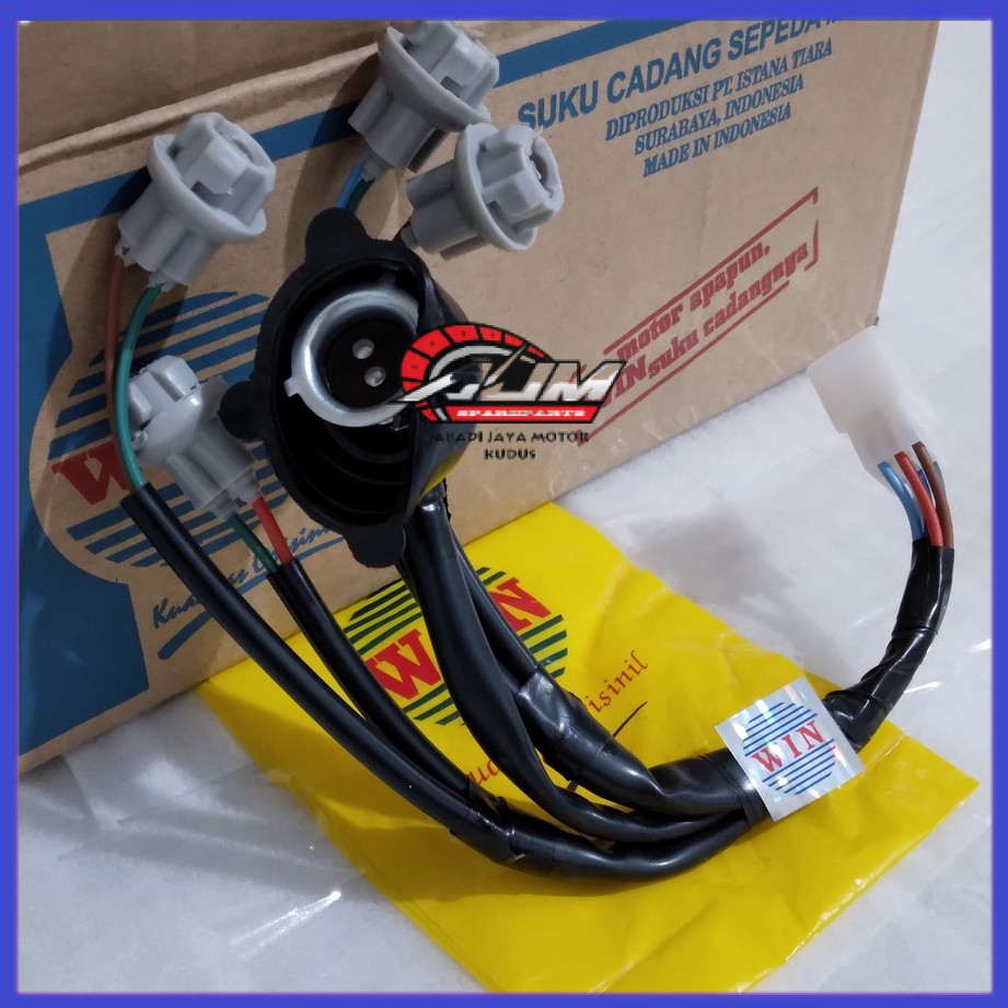 AJM - Fitting Lampu Absolute Revo 110 2009 2010 2011 2012 2013 WIN | cob fiting piting peteng motor 