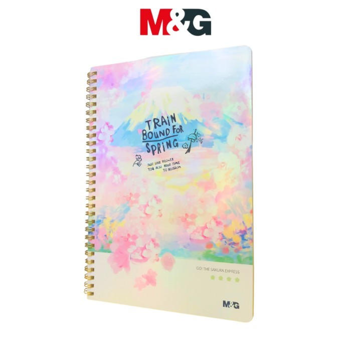 

Notebook Spiral B5 M&G APNDG0230301 Sakura Time Buku Tulis Catatan Bergaris Ruled 60 Halaman - Satuan - NB Spiral B5 M&G