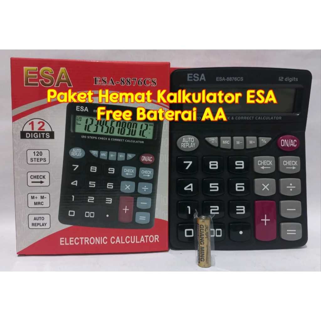 

Kalkulator JUMBO ESA-8876 CS Free Baterai