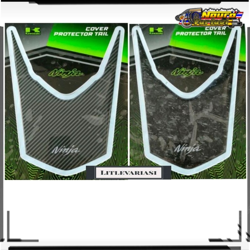 aksesoris stiker emblem timbul protector pad tail pad buntut ninja rr new